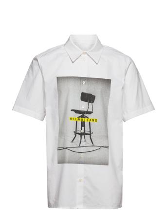 Graphic Shirt Af.sta Kortärmad Skjorta Vit Helmut Lang