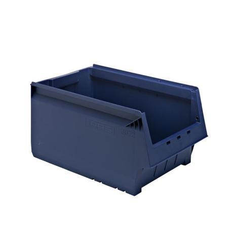 PPS 30720005011 Oppbevaringsboks rett, 500 x 310 x 250 mm Blå, Garasjeinnredning & oppbevaring