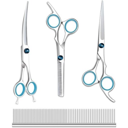 Hundesaks med sikkerhedsafrundede spidser (sæt med 4)