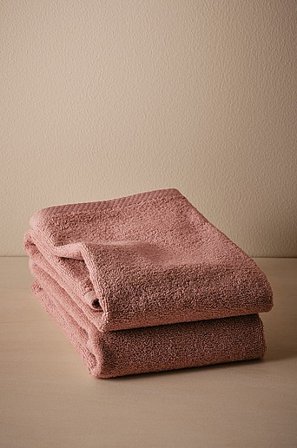 Jotex - Handdoek 2-pak 50x70 Cm Roze Roze - DARCY - Koop Handdoeken bij Jotex