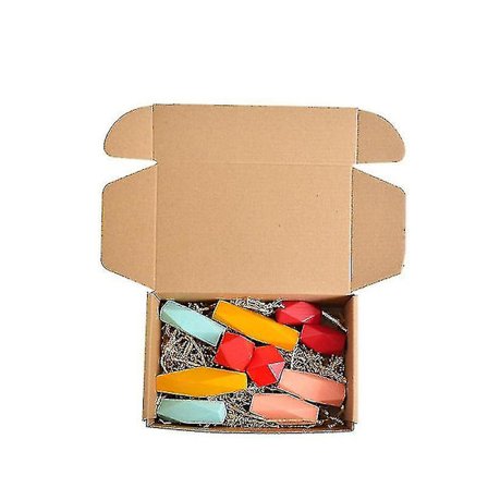 16 stk Tre Sortering Stable Balanserende Stein Steiner Utdanningsforberedende Læringsleker Store Små