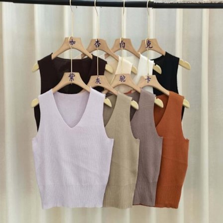 Slingväst med V-ringad LILA