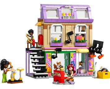 LEGO Friends Musikaffär och lägenhet 42653
