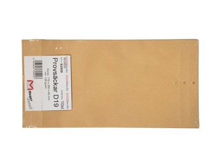 MAILMEDIA Provpåse D19 160x340mm hålborrad klaff 10/fp - Lyreco - Emballage och lagerutrustning - Kuvert och postemballage - Provsäckar