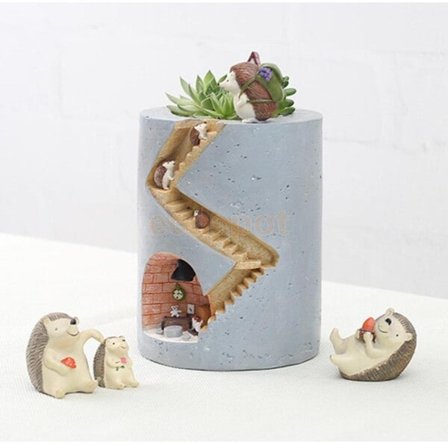 Kreativ Landlig Have harpiks blomster krukker