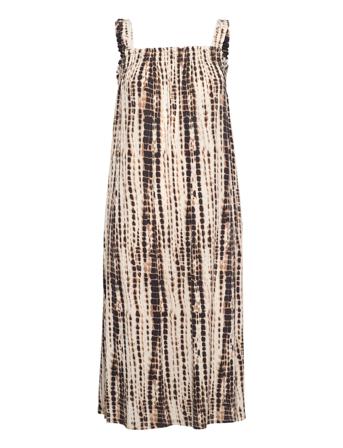 Sc-Liba Knelang Kjole Multi/mønstret Soyaconcept