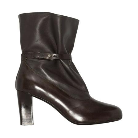 Lemaire Block heel ankle Laarzen , Bruin , Dames , Maat: 38 EU Enkellaarsjes