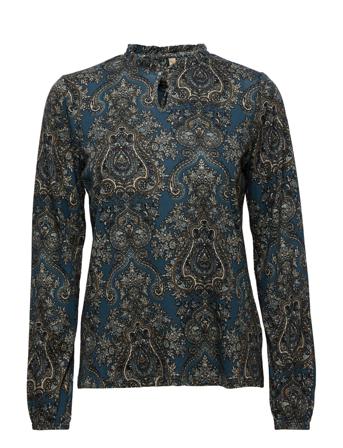 Sc-Felicity Aop Bluse Langermet Multi/mønstret Soyaconcept