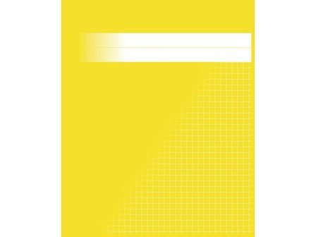 Räknehäfte 17x21cm rutat 5x5mm gul - Lyreco - Skola och förskola - Förbrukning skola häften - Räknehäften