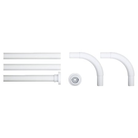 Dusjforhengstang Kombi Hvit