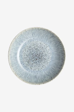 Denby - Pastatallerken Halo Speckle diameter 22 cm - Grå - Tallerkener - Fra Homeroom