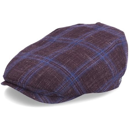 Wigéns - Červená flatcap Kšiltovka - Ivy One Piece Cap Burgundy Flat Cap @ Hatstore