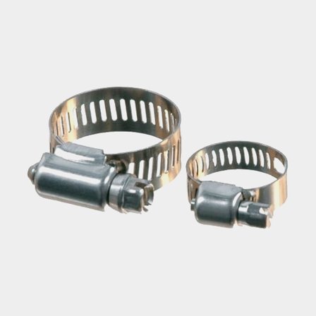 Abraçadeira 1852-Marine American Type, aço inoxidável AISI 304/W4, com cabeça sextavada e parafuso de fenda, 12,7 mm, Ø117 - 140 mm, embalagem com 2 