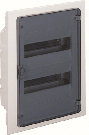 Hager VF212TS Kapsling med transparent dörr 2 x 12 moduler, Elfördelning & strömförsörjning