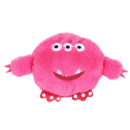 Plyschleksak för husdjur med avtagbart och tvättbart överdrag, mjukt och bekvämt, interaktivt plyschleksak för hundar, Roseröd