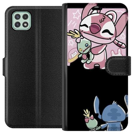 Samsung Galaxy A22 5G Lompakkokotelo Stitch yst v t