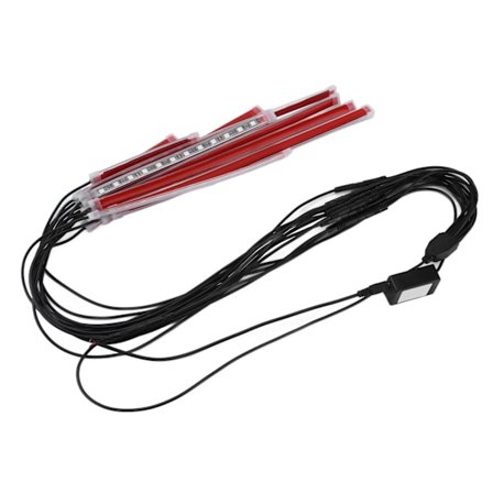 Motorcykel LED Lys Kit RGB IP67 Vandtæt Bluetooth APP Kontrol 12V ATV UTV Atmosfære Forbedring