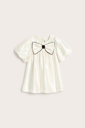 Kappahl | Sukienka z kokardą | Offwhite