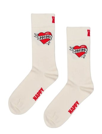 Mother's Day Sock White Happy Socks