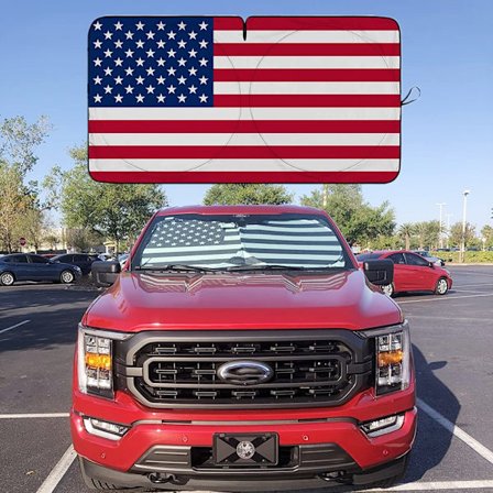 1 st 63*32" Bilsolskydd för vindruta som blockerar UV-strålar framtill