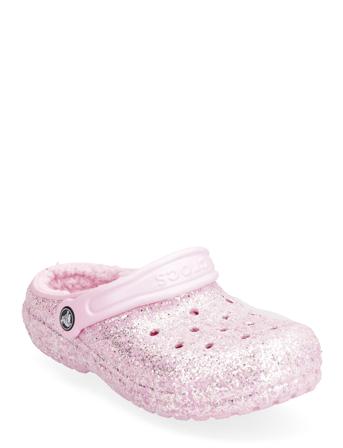 Classic Lined Glitter Clog K Shoes Clogs Rosa Crocs*Betinget Tilbud
