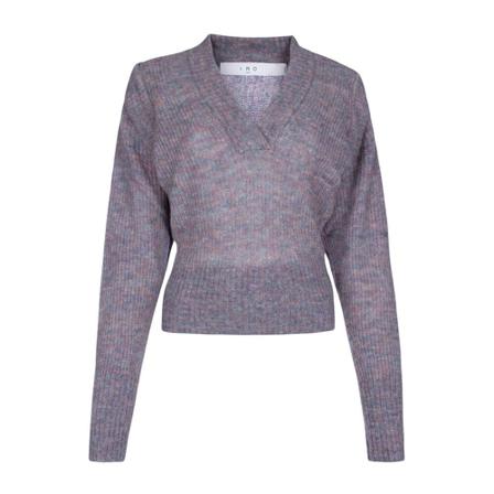 IRO V-neck Strik Lilla, Dame Striktrøjer