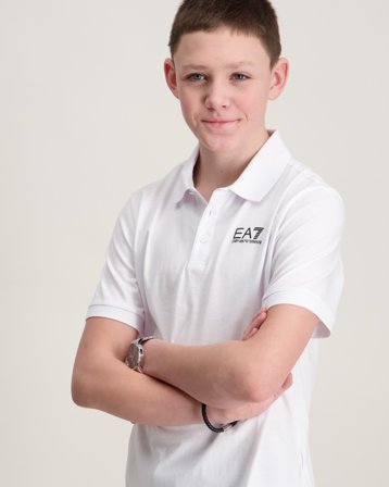 EA7 Emporio Armani POLO SHIRT Weiß Polo/Rugbyshirts Jungen - Kids Brand Store