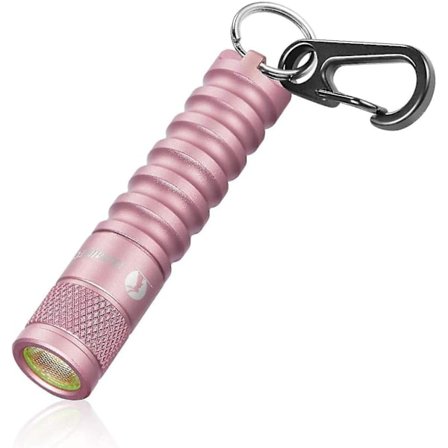 Lommelykt. Lommelykt 120 Lumen Vanntett Bavoe Nøkkelringlykt. Rosa Aaa Lykt (batteri Ikke Inkludert)