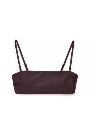 NA-KD Fodrad bandeau-bikinitopp - Bikini - Brun - L