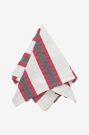 Svanefors - Serviet Lollo 4-P - Rød - Servietter - 45X45 - Fra Homeroom