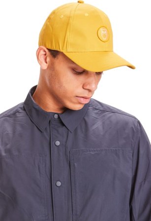 Knowledge Cotton Apparel Twill Baseball Cap Unisex caps Yellow OneSize