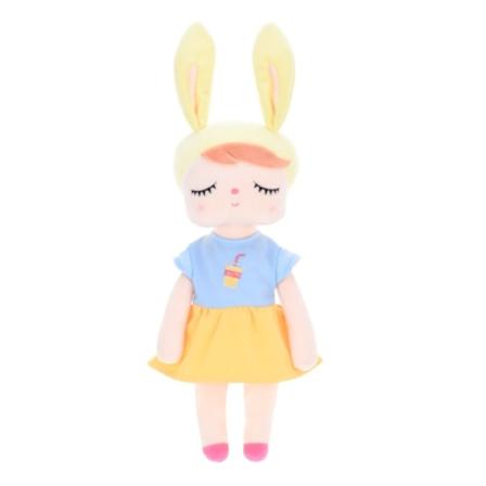 43 Cm Dreameryoly Kanin, Sovande Vintage Angela Plyschleksak,