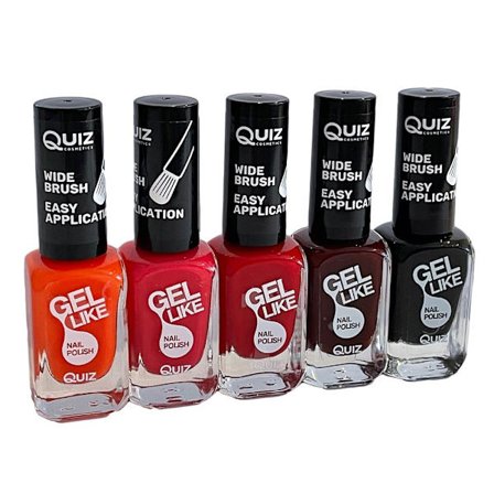 5st nagellack, nail polish - Mixade färger