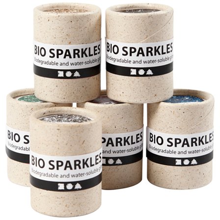 Creativ Company Bio Sparkles 10g Red