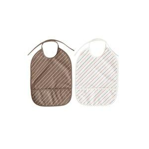 OYOY 2-Pack Mellow / Choko Bibs - Baby feeding - One size - Brown