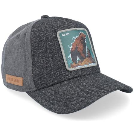 Capslab - Gris adjustable Casquette - Fantastic Beasts Bear Grey A-Frame Trucker @ Hatstore
