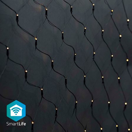 SmartLife Jouluvalot | Verkko | Wi-Fi | Lämmin Valkoinen | 280 LED's | 3.00 m | 3 x 2 m | Android / IOS