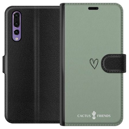Kompatibelt Lommeboketui til Huawei Huawei P20 Pro Cactus and Friends – SageLove