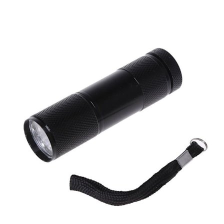 Mini Detection 9 LED UV Ultra Violet lommelygte Blacklight Torch Light Lampe Ny