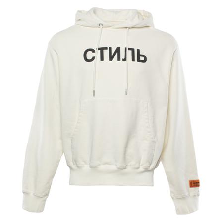 Heron Preston, Hoodies Biały, Mężczyzna, Rozmiar: L