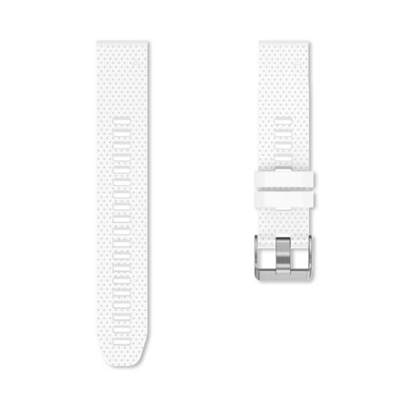 Silikonarmband till Garmin Fenix 5S/6S/7S med Quickfit 20mm - Vit | Armband Från Yedi