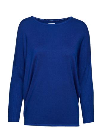 A2561, Milasz R-Neck Pullover Pullover Striktrøje Blå Saint Tropez
