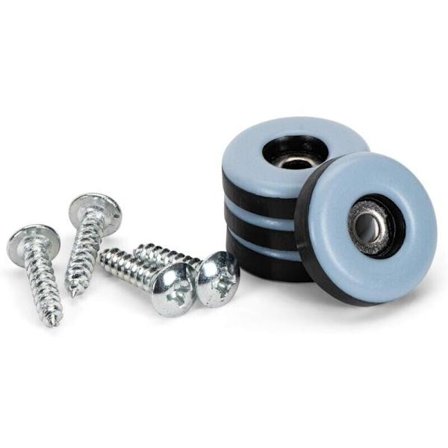 20-pack Teflon Möbler Glider, Runda 30mm Diameter, 6mm Tjock, Kompatibel med Olika Märken