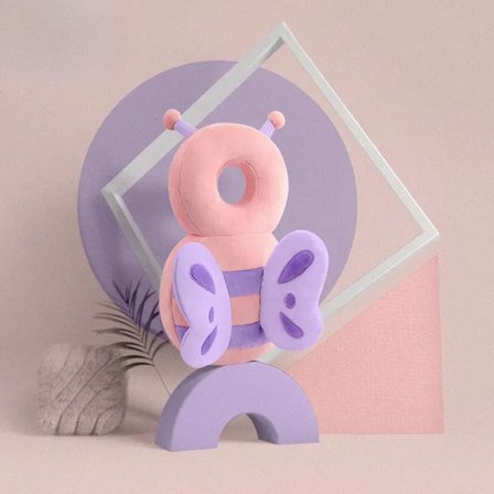 Hovedbeskyttelsesrygsæk til børn - Faldsikringspude - Justerbar skildpadde