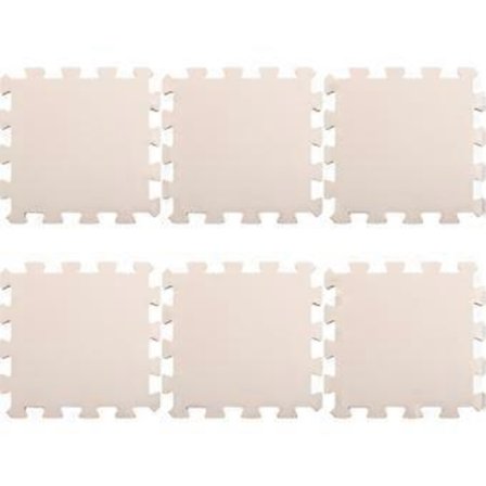 6 kpl Yksivärisiä Lattiamattoja Vaahtomuovista Lattialaatat Lattiamatto Palapeli Leikkimatto Vaahtomuovimatto