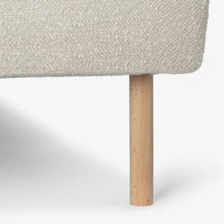 Sergel Pied fin en bois 18cm - Natural
