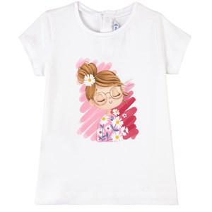 Mayoral White Graphic T-Shirt 12 Months - Tops - 12 months - White