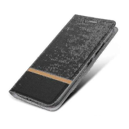 Beskyttende PU Folio Etui til Honor 9i 2018 Sort - Krygv