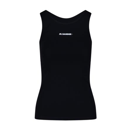 Jil Sander Sleeveless Tops Sort, Dame