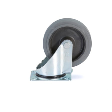 Lenkrolle, 160 x 42 mm, TK 300 kg, Elastikgummi